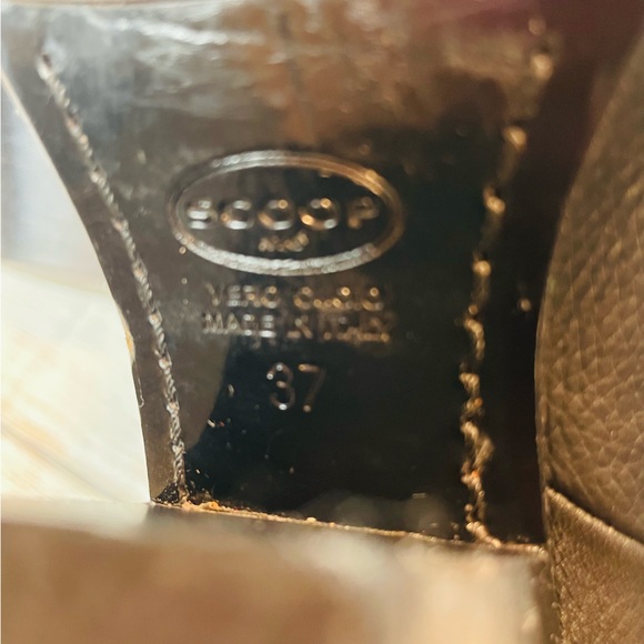 Scoop NYC Women Black Leather Ankle Boots Size 37 (US 7) - Picture 11 of 11